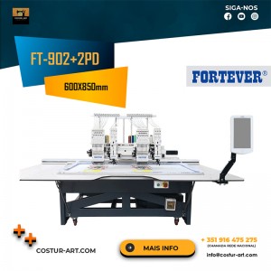 Máquina de Bordar FORTEVER FT-902+2PD(600x850mm)