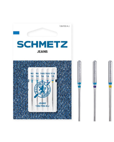 Agulhas Máquina de Costura Doméstica (Jeans) - Schmetz