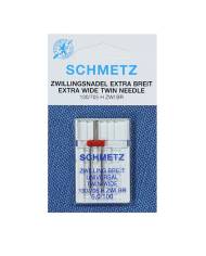 Agulhas Máquina de Costura Doméstica Dupla Stretch 40mm Nº75 - Schmetz