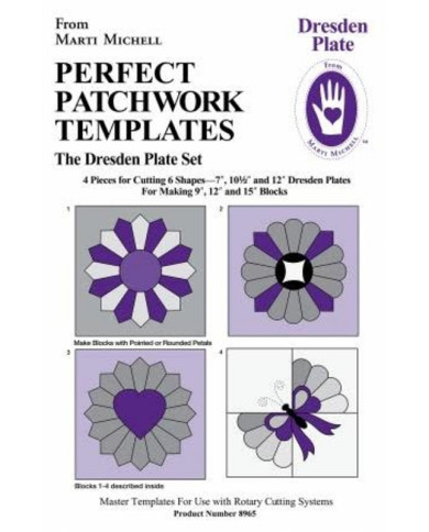 Dresden Plate Set: 9-12-15" Blocks