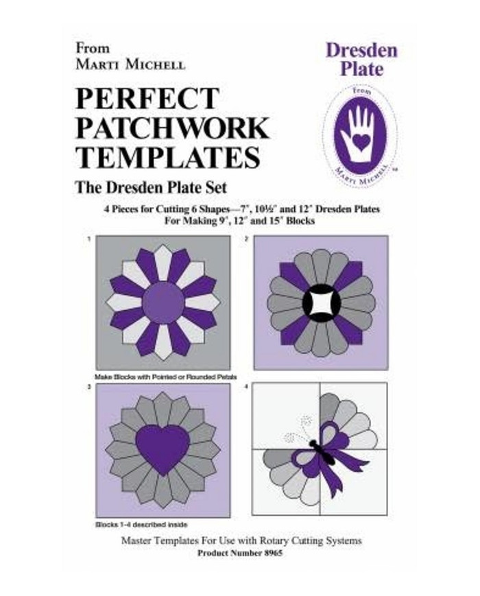 Dresden Plate Set: 9-12-15" Blocks