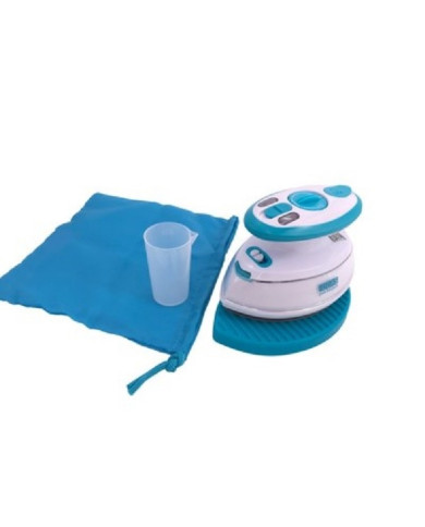 Mini Ferro de Engomar c/vapor e Base de Silicone - IDEAS