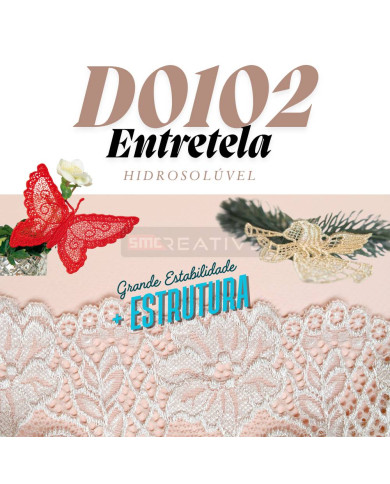 Entretela Hidrosolúvel p/ Bordar 38gr/m2 1.5M(L)