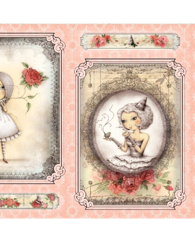 Mirabelle - La Vie En Rose (Painel 60cm)