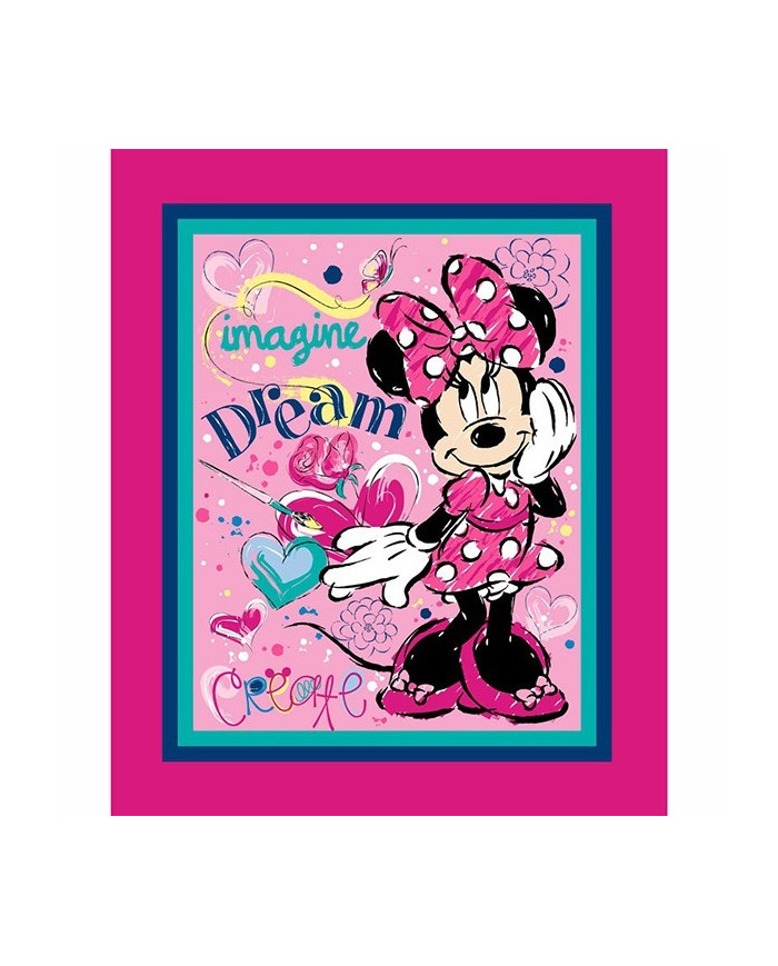 MINNIE BOWTIQUE - IMAGINE DREAM CREATE (Painel 90cm)