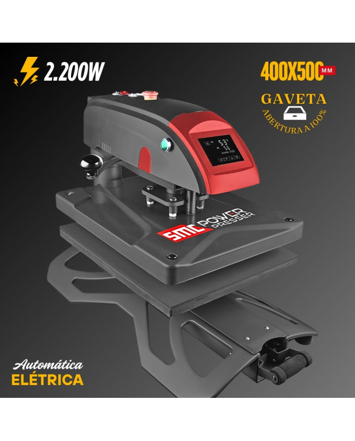 Prensa Térmica SMC POWER PRESSER 40x50cm Automática - Eléctrica