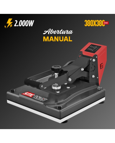 Prensa Térmica SMC POWER PRESSER 38x38cm Manual