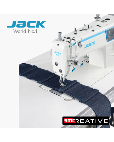 Máquina de Costura Industrial JACK A2C (c/ Corte de Linha)