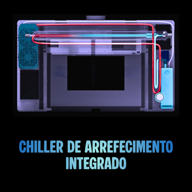 Máquina de Corte e Gravação a Laser por CO2 - SMC LASER D5030V2