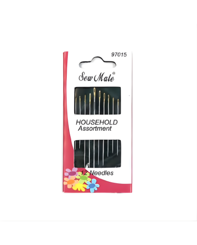 Sortido de Agulhas de Coser - 12uni - SEW MATE