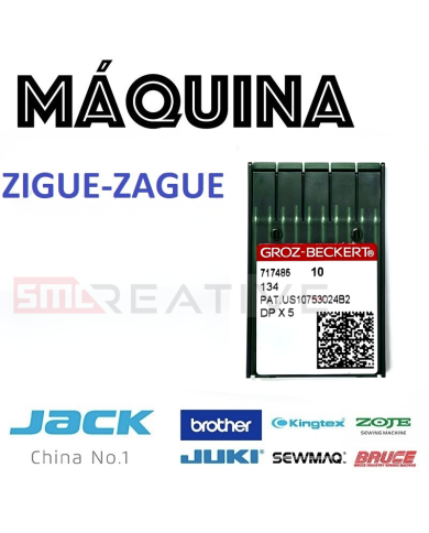 Agulhas para Máquina de Costura Insdustrial (Zigue-Zague)(20U) - Groz-Beckert