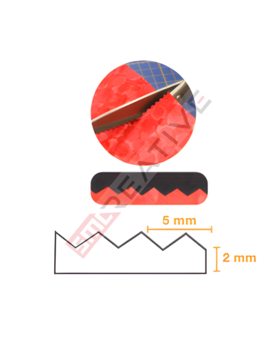 Tesoura Zig-Zag de 9 1/2" (24cm) (5mm de corte) - IDEAS