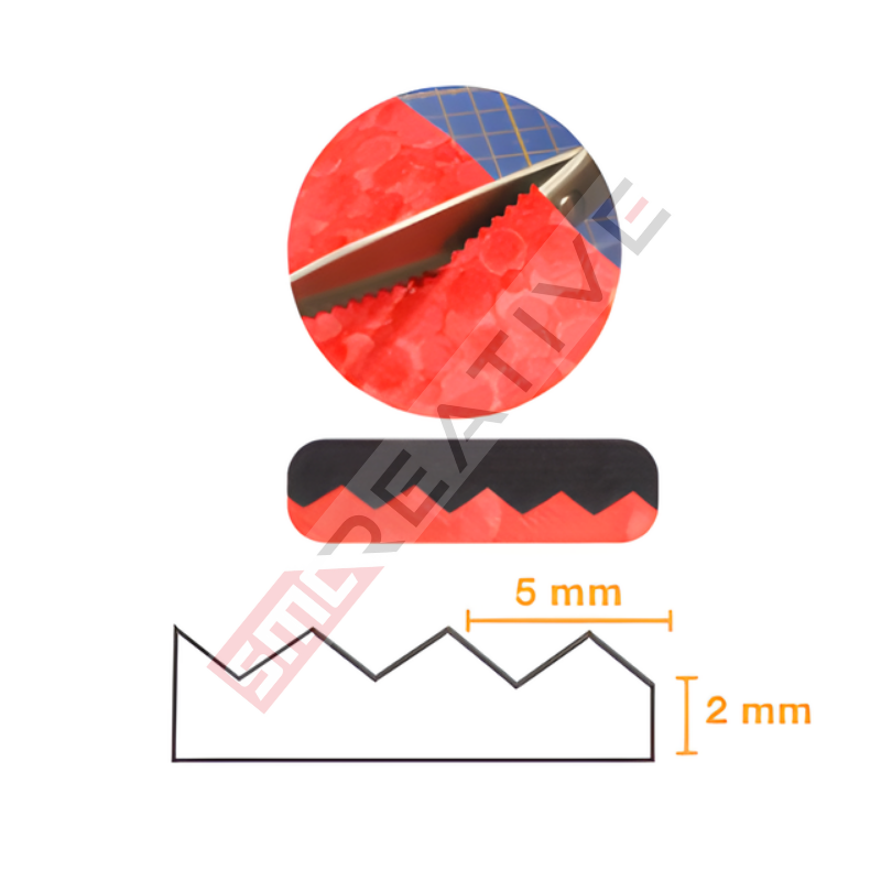 Tesoura Zig-Zag de 9 1/2" (24cm) (5mm de corte) - IDEAS