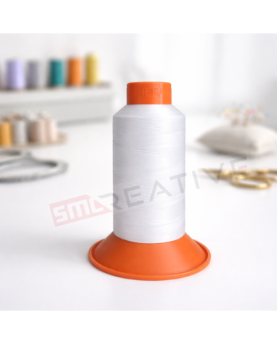 Linha de Bordar à Máquina - Polyester Et.180 (3000M) p/ Pormenores - Branco
