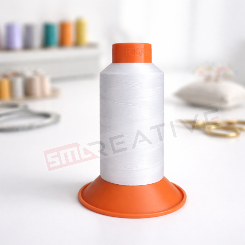 Linha de Bordar à Máquina - Polyester Et.180 (3000M) p/ Pormenores - Branco