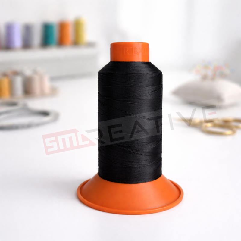 Linha de Bordar à Máquina - Polyester Et.180 (3000M) p/ Pormenores - Preto