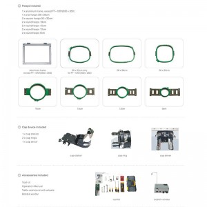 Máquina de Bordar FORTEVER FT-1501R(350x500mm)