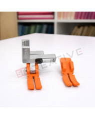 Calcador 3 em 1 c/Base em Teflon Regulável - Máquina de Costura Industrial