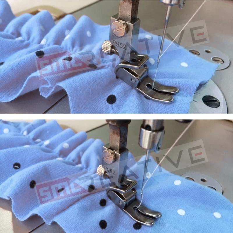 Calcador de Franzir Ajustável - Máquina de Costura Industrial