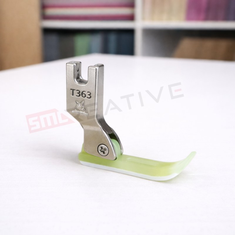 Calcador de  Teflon para Fecho - Máquina de Costura Industrial