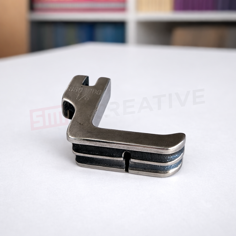 Calcador VIVO DUPLO 1/8 (3,2mm) - Máquina de Costura Industrial