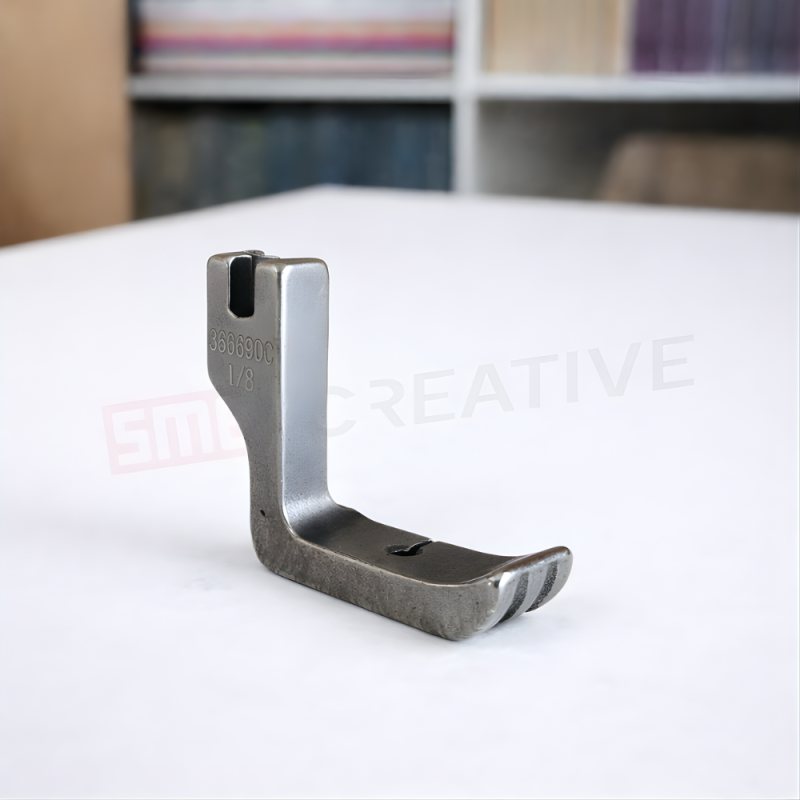 Calcador VIVO DUPLO 1/8 (3,2mm) - Máquina de Costura Industrial