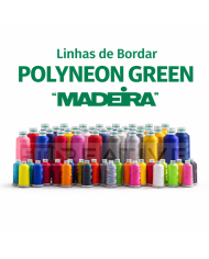 Linhas de Bordar á Máquina - POLYNEON GREEN "MADEIRA" ETQ.40 (1000/5000M)