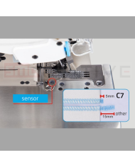 Máquina de Corte e Cose JACK C7 - 2 Agulhas, 4 Fios