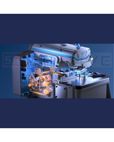 Máquina de Corte e Cose JACK C7 - 2 Agulhas, 4 Fios