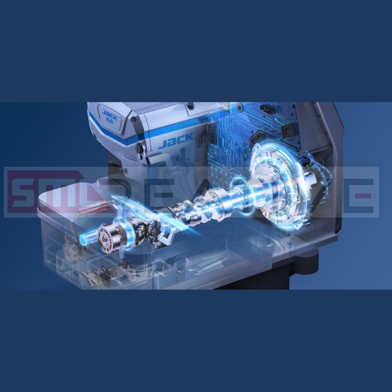 Máquina de Corte e Cose JACK C7 - 2 Agulhas, 4 Fios