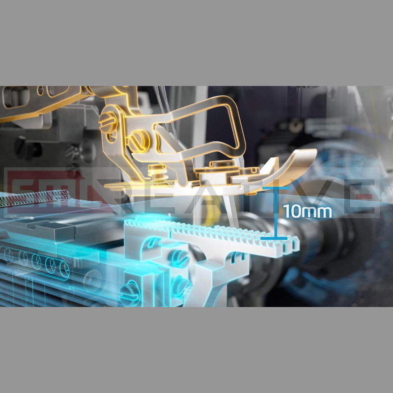 Máquina de Corte e Cose JACK C7 - 2 Agulhas, 4 Fios