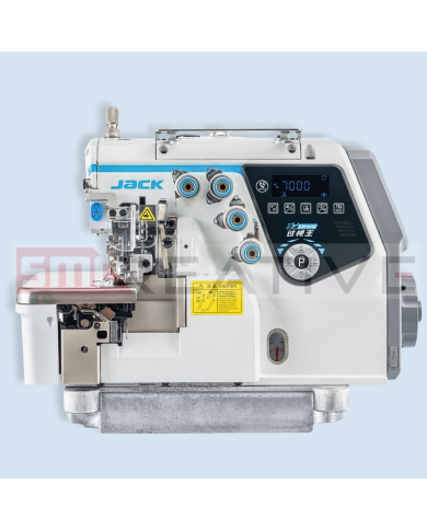 Máquina de Corte e Cose JACK C7 - 2 Agulhas, 4 Fios