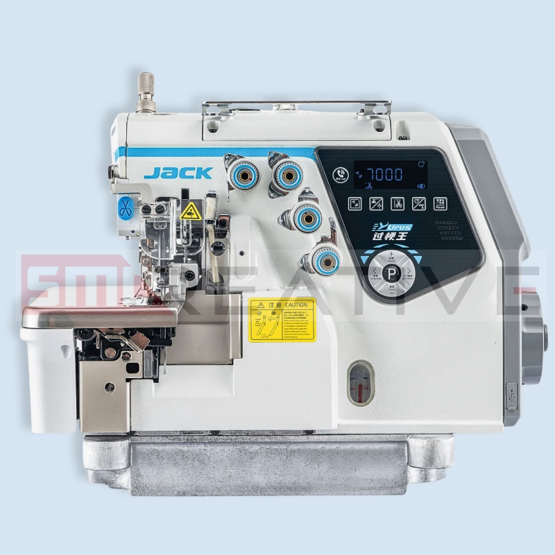 Máquina de Corte e Cose JACK C7 - 2 Agulhas, 4 Fios