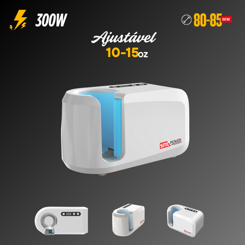 Prensa Elétrica p/ Canecas SMC POWER PRESSER 10-15OZ Vertical