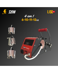 Prensa manual p/Canecas 4 em 1 SMC POWER PRESSER 6-10-11-12OZ Horizontal