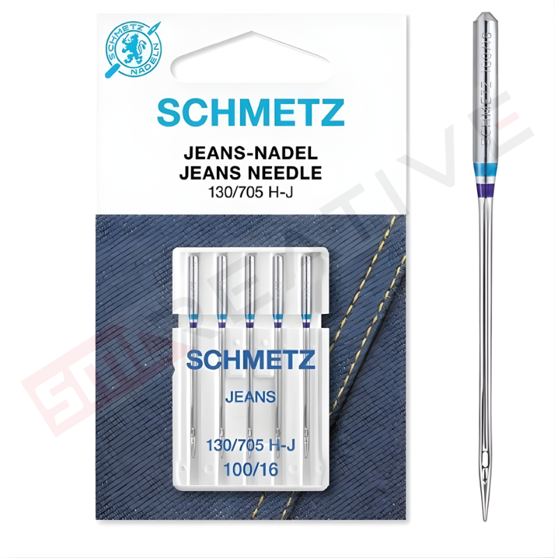 Agulhas Máquina de Costura Doméstica (Jeans) - Schmetz