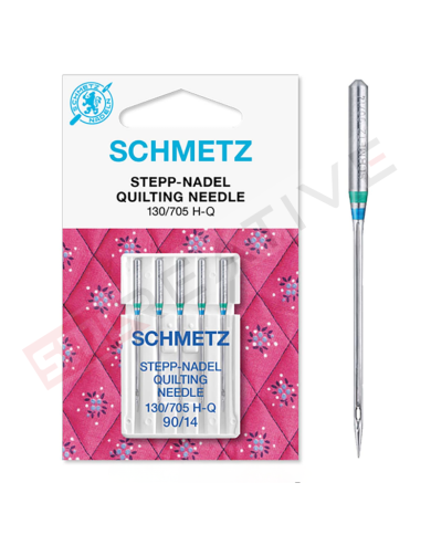 Agulhas Máquina de Costura Doméstica Nº 90 (Quilting) - Schmetz