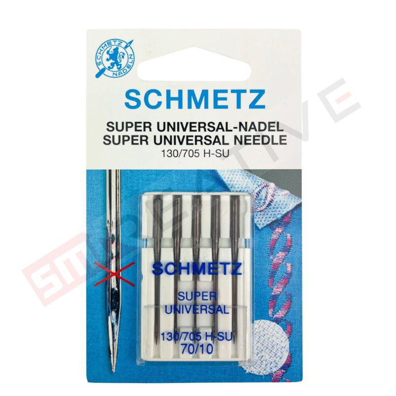 Agulhas Máquina de Costura Doméstica Super Universal Nº70 - Schmetz