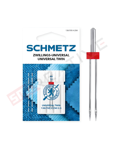 Agulha Máquina de Costura Doméstica Dupla Universal - Schmetz