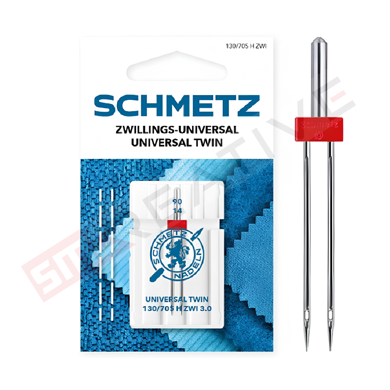 Agulha Máquina de Costura Doméstica Dupla Universal - Schmetz