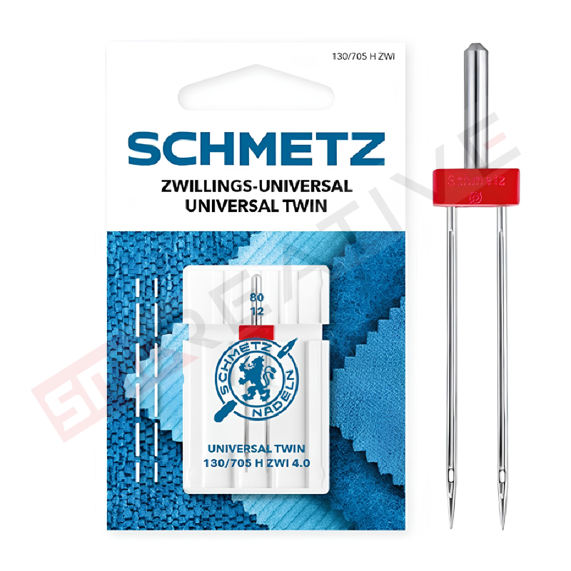 Agulha Máquina de Costura Doméstica Dupla Universal - Schmetz