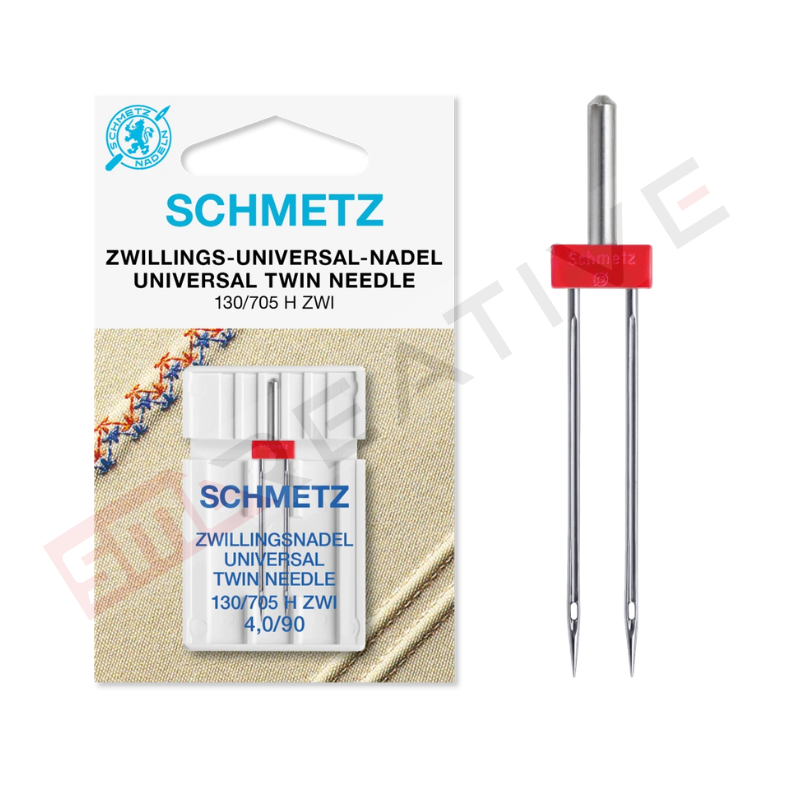 Agulha Máquina de Costura Doméstica Dupla Universal - Schmetz
