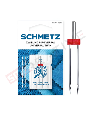 Agulha Máquina de Costura Doméstica Dupla Universal - Schmetz