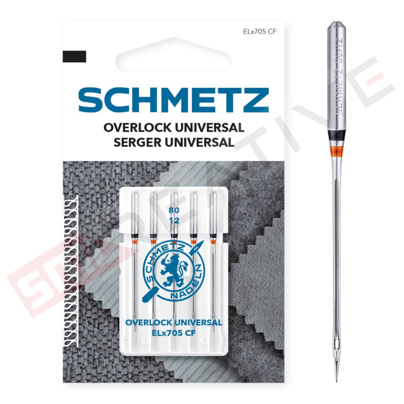 Agulhas Máquina Doméstica Overlock Nº80 - Schmetz
