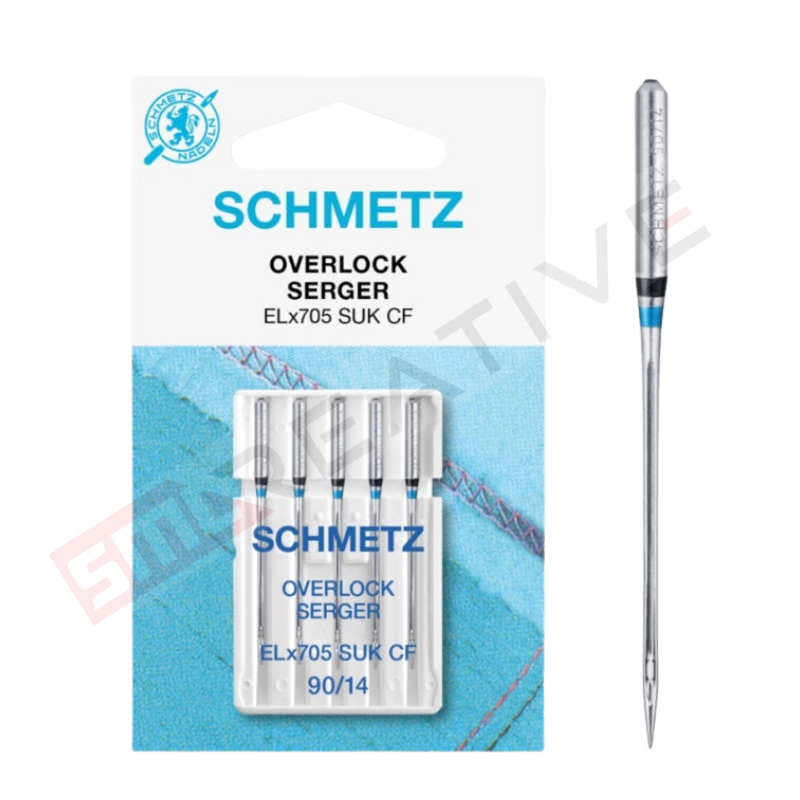 Agulhas Máquina Doméstica Overlock (Especial malhas) - Schmetz