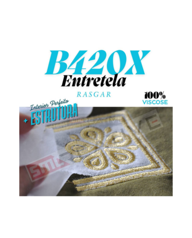 Entretela Multidirecional de Rasgar 100% Viscose 75gr/m2 1M(L)