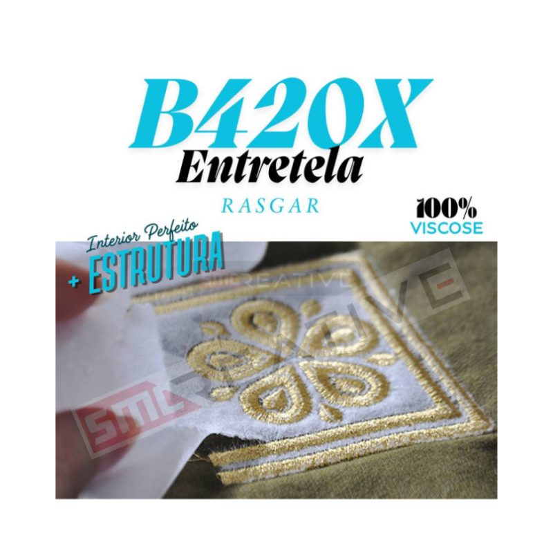 Entretela Multidirecional de Rasgar 100% Viscose 75gr/m2 1M(L)