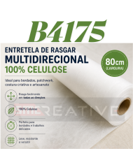 Entretela Multidirecional de Rasgar 100% Viscose 75gr/m2 1M(L)