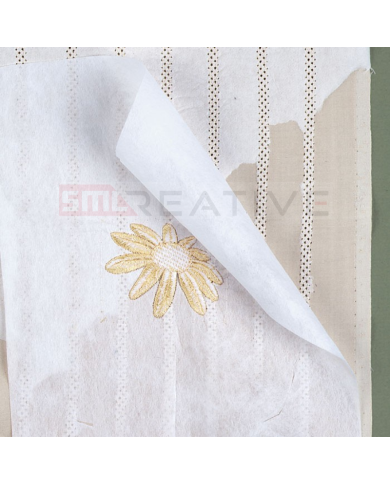 Entretela de Rasgar Unidirecional Branca 80% Viscose 20% Poliester 50gr/m2 1M(L)