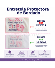 Entretela Termocolante Protectora de Bordado 50gr/m2 50cm(L)